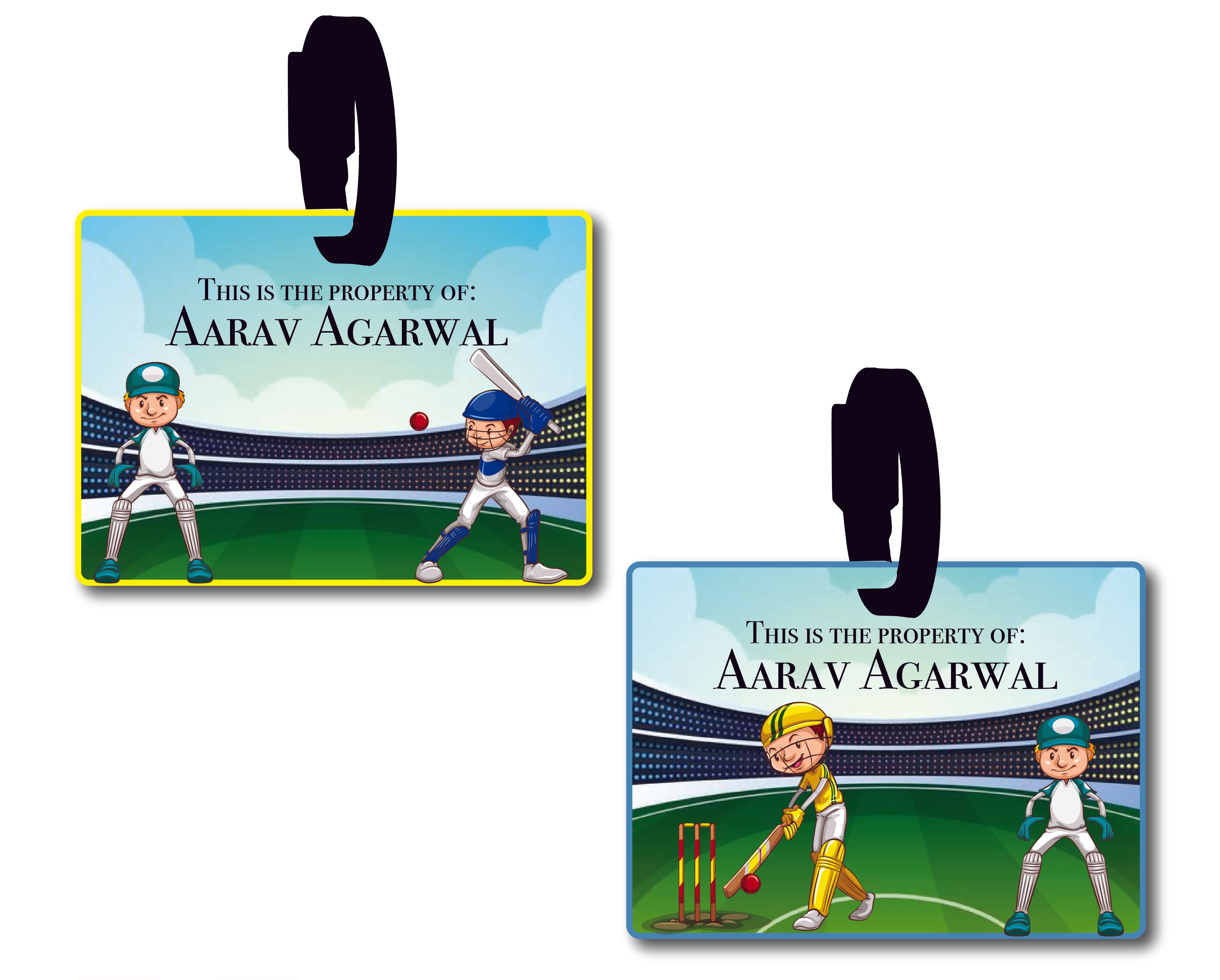 Bag Tag - Cricket