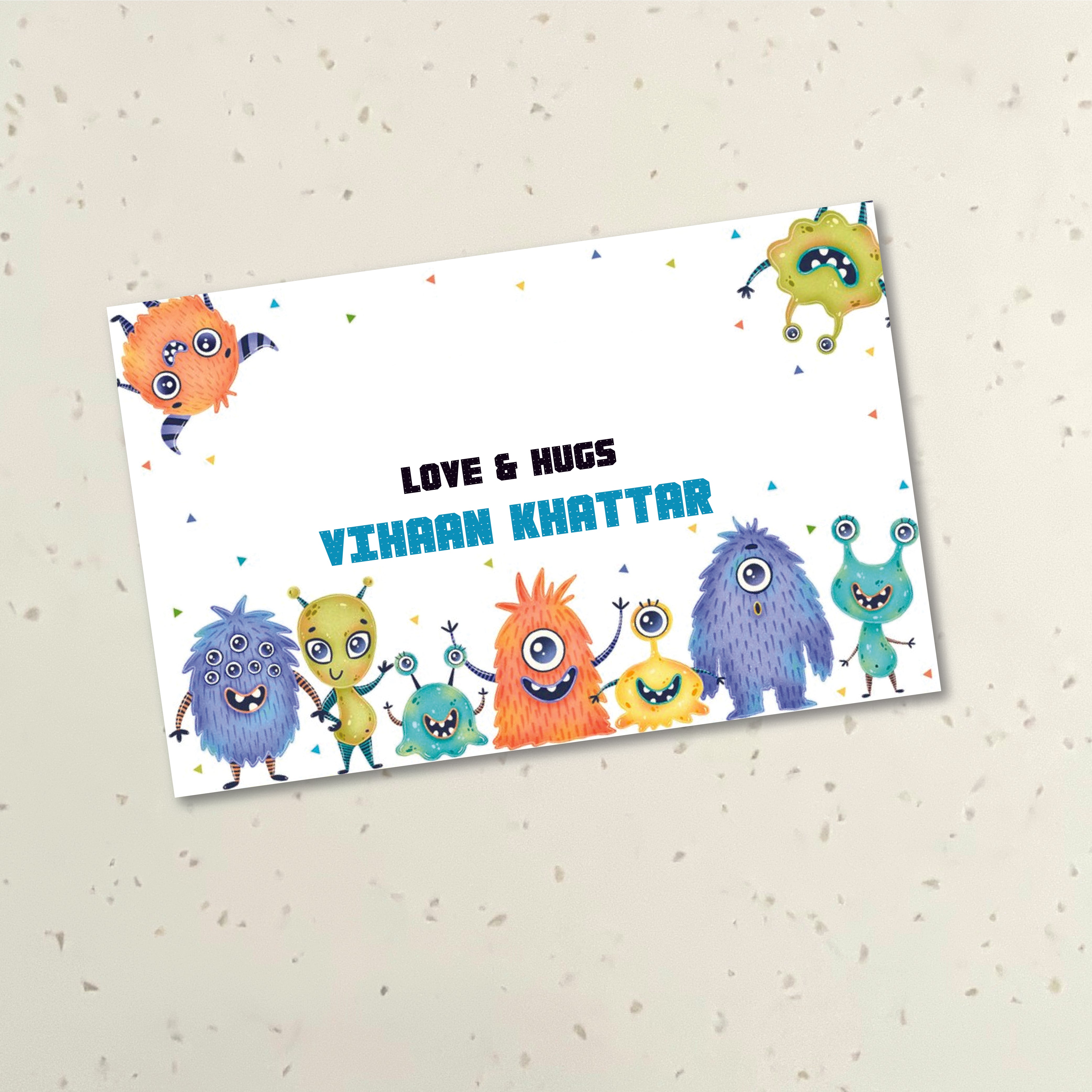 Gift Tag (rectangular) - Aliens