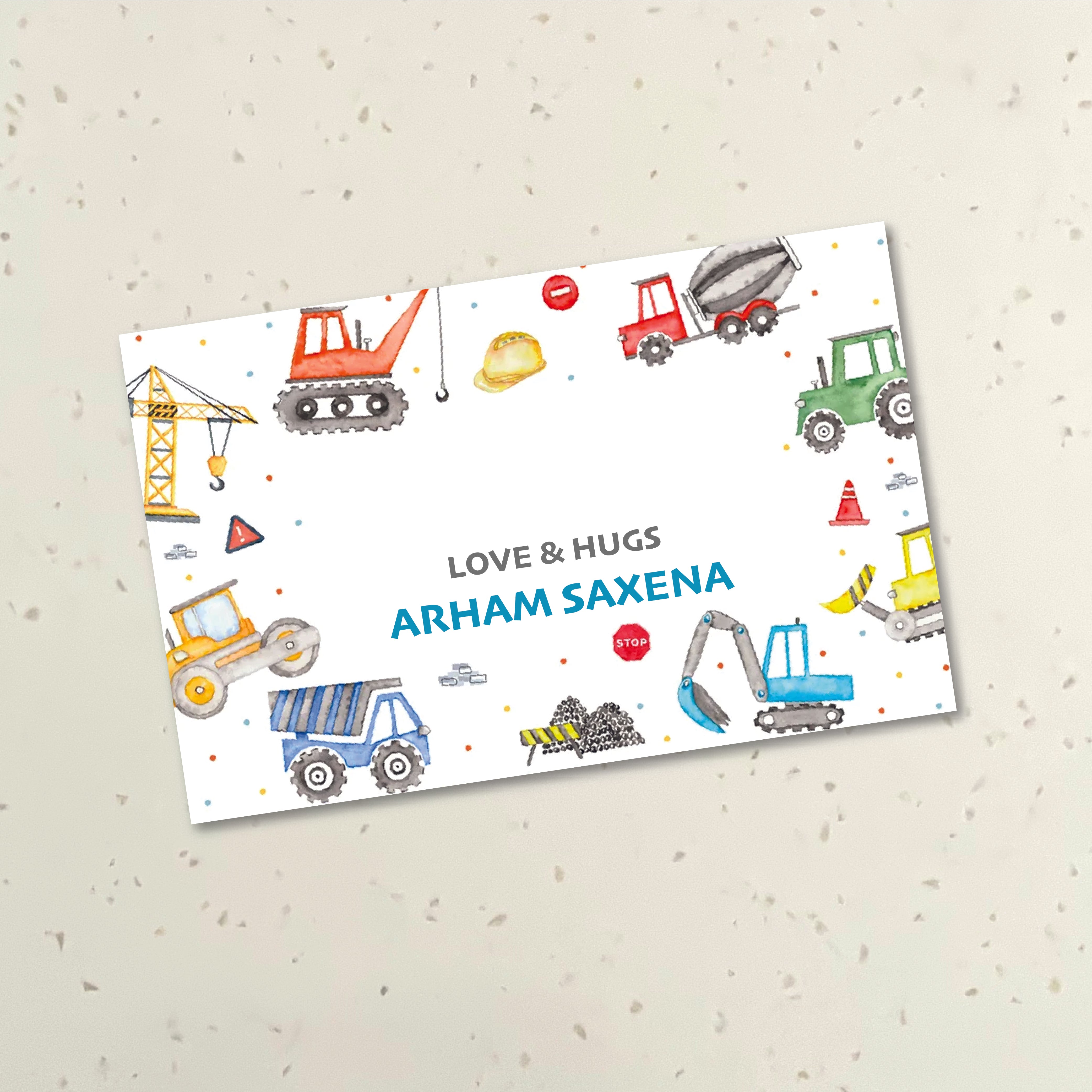 Gift Tag (rectangular) - Construction