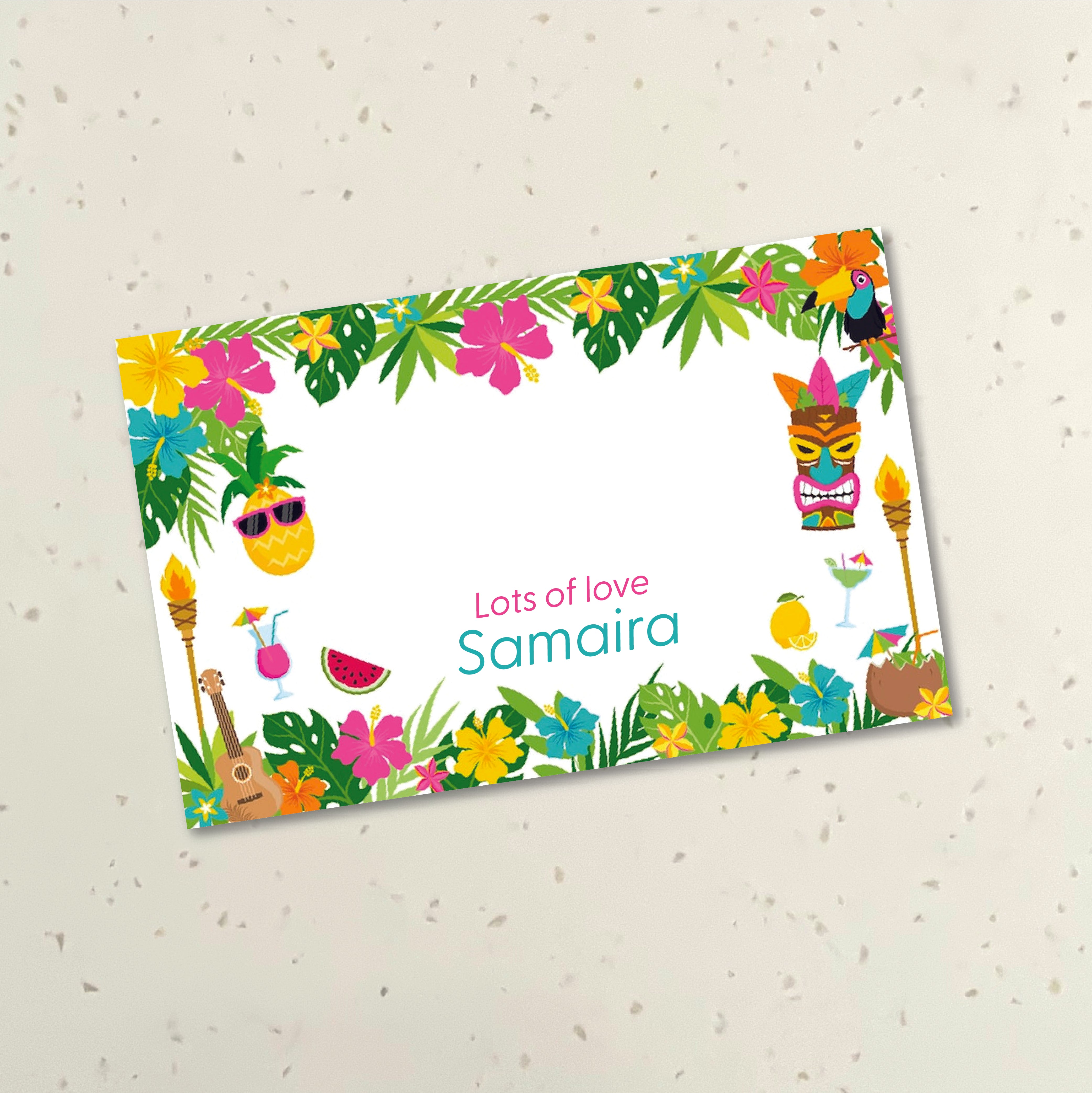 Gift Tag (rectangular) - Hawaii