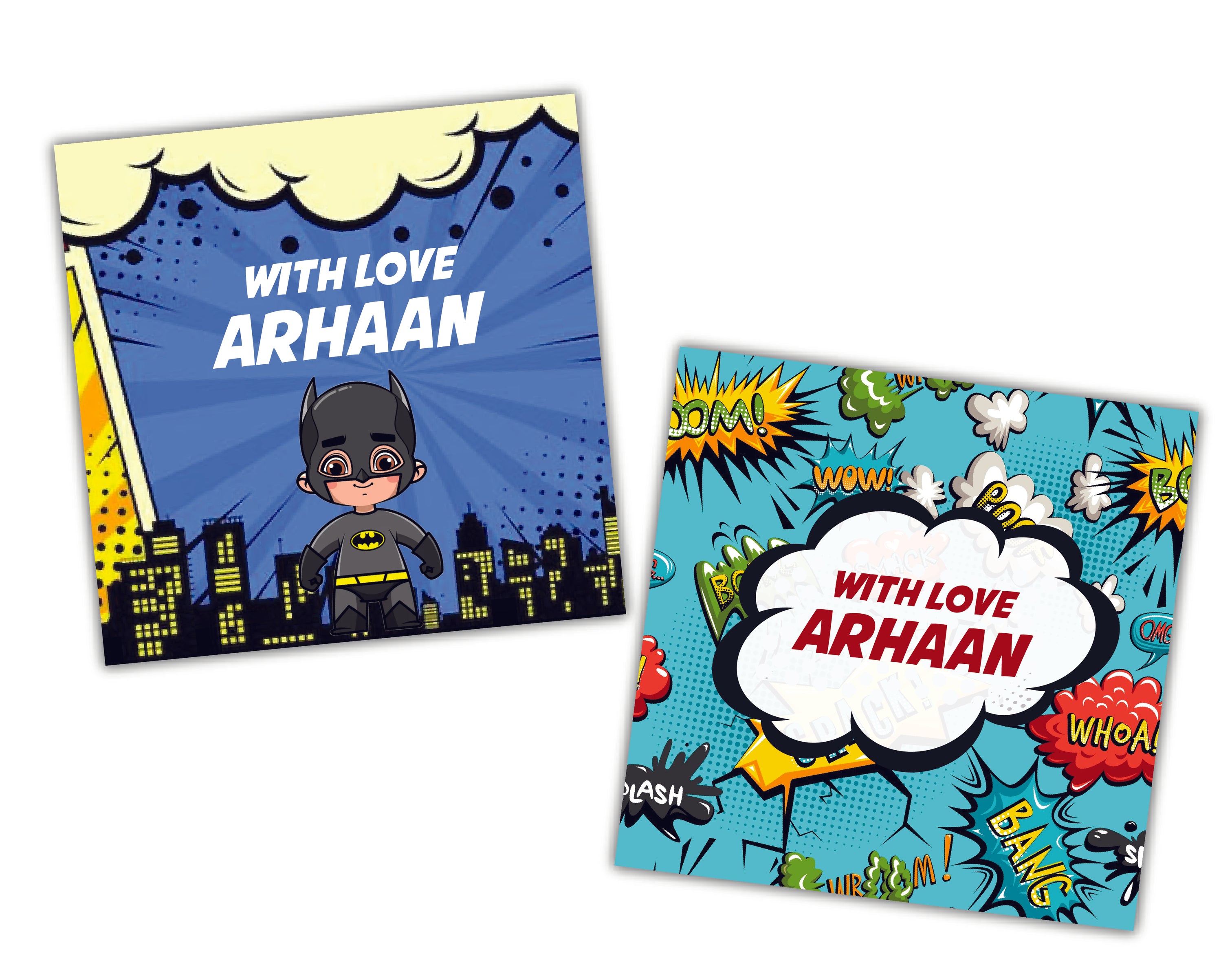 Gift Tag - Superheroes (Batman)