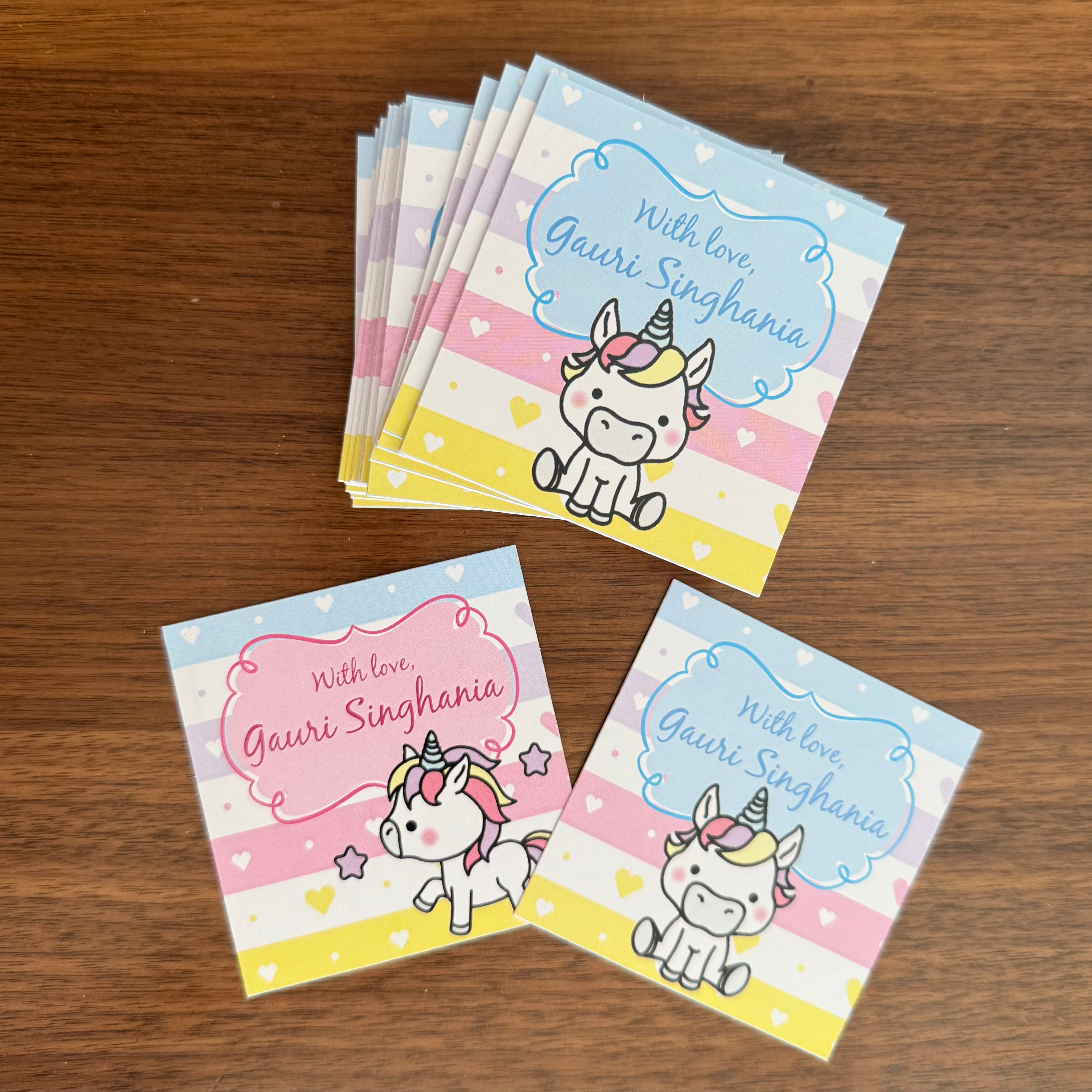 Gift Tag - Unicorn baby