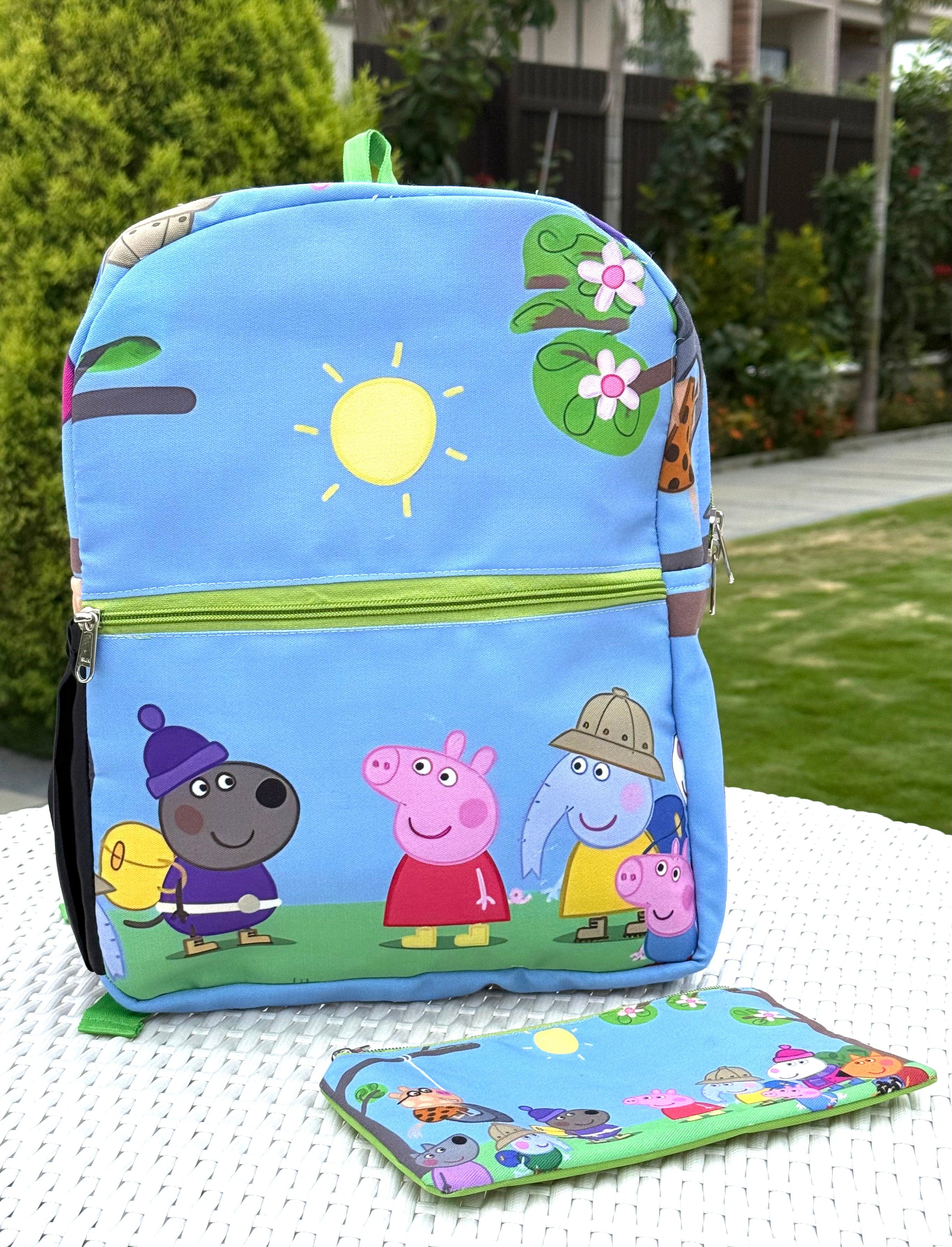 School Backpack with Pouch Peppa Pig - Main Image