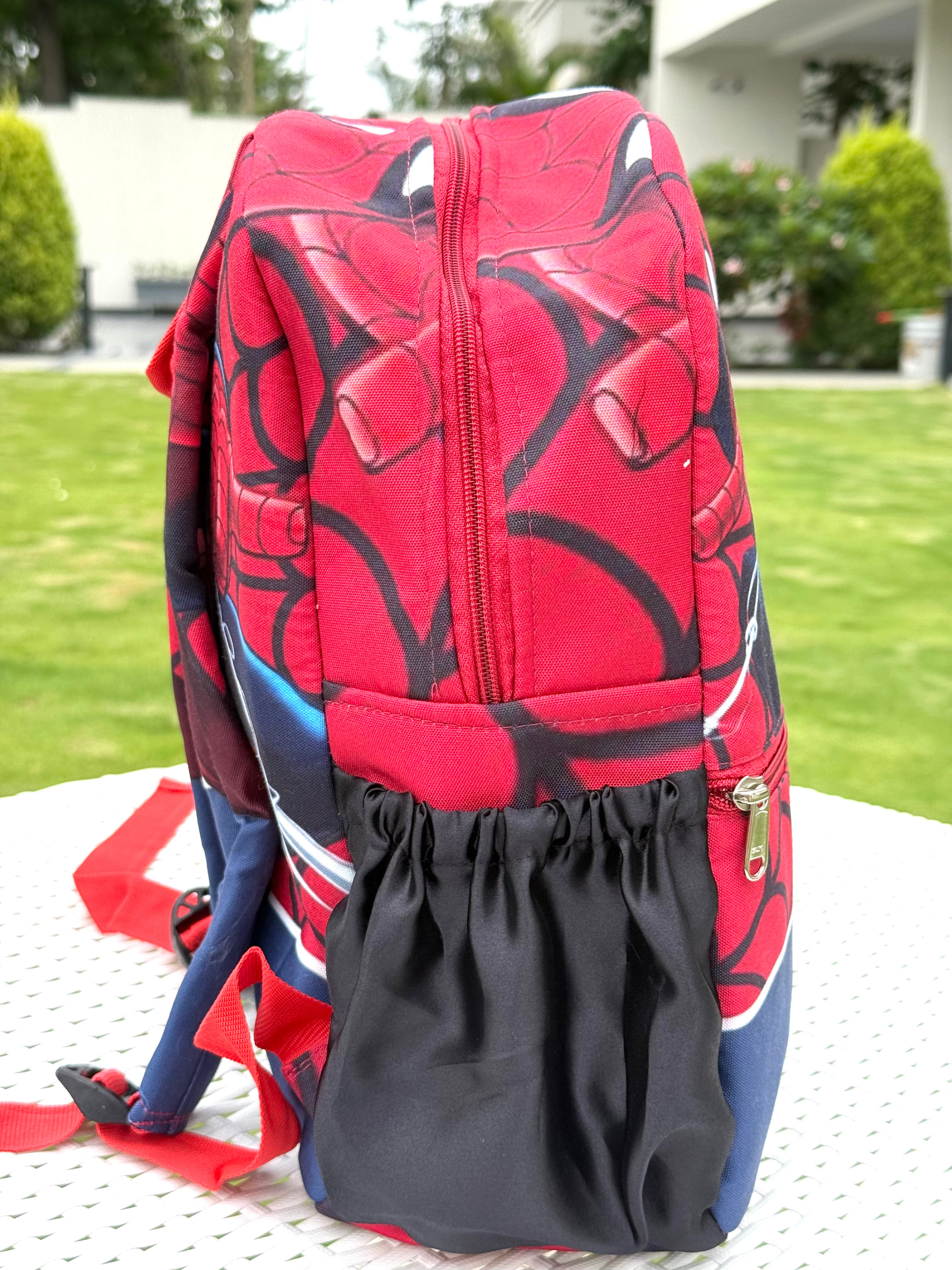 School Backpack with Pouch - Spider-Man