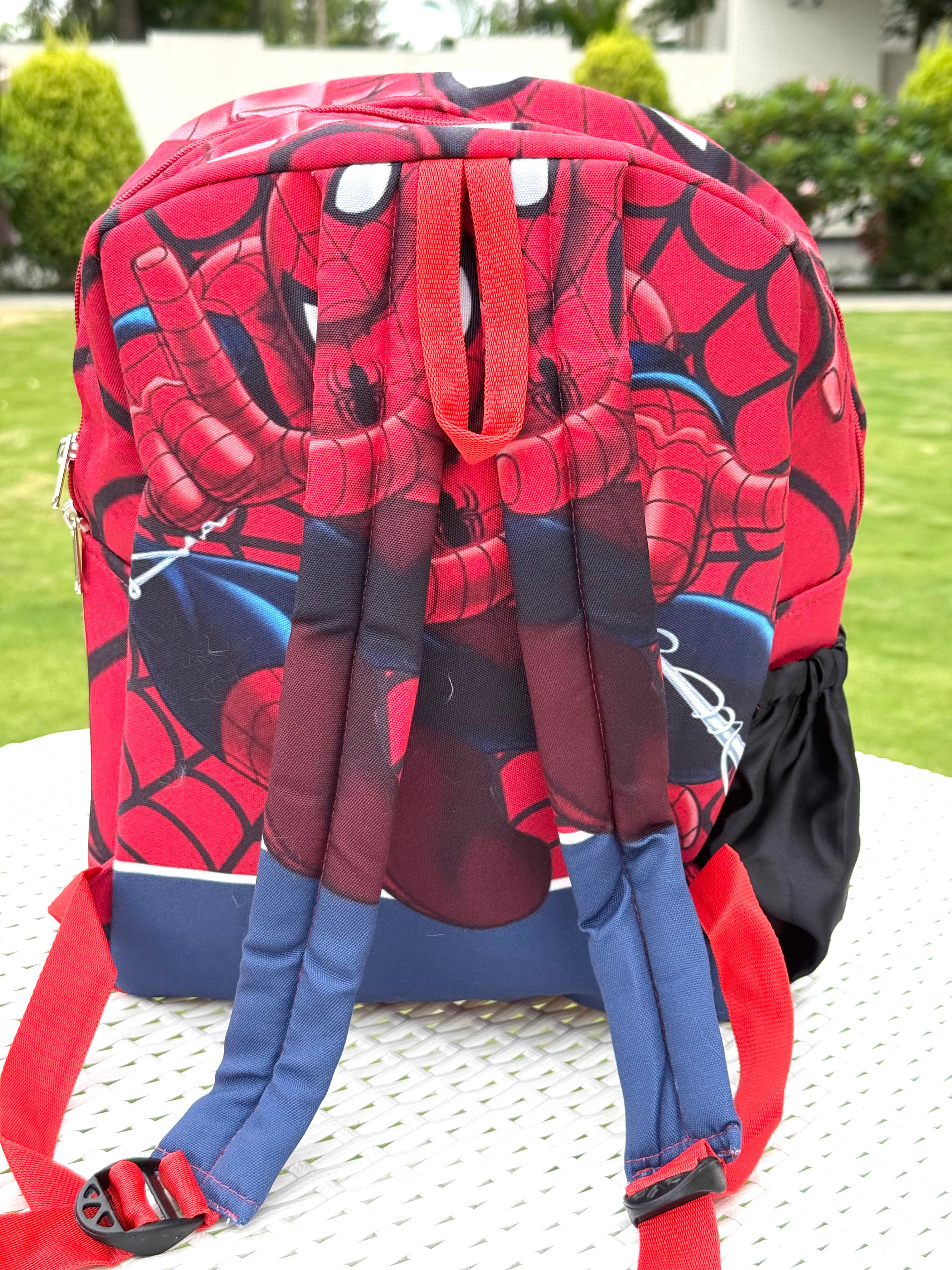 School Backpack with Pouch - Spider-Man