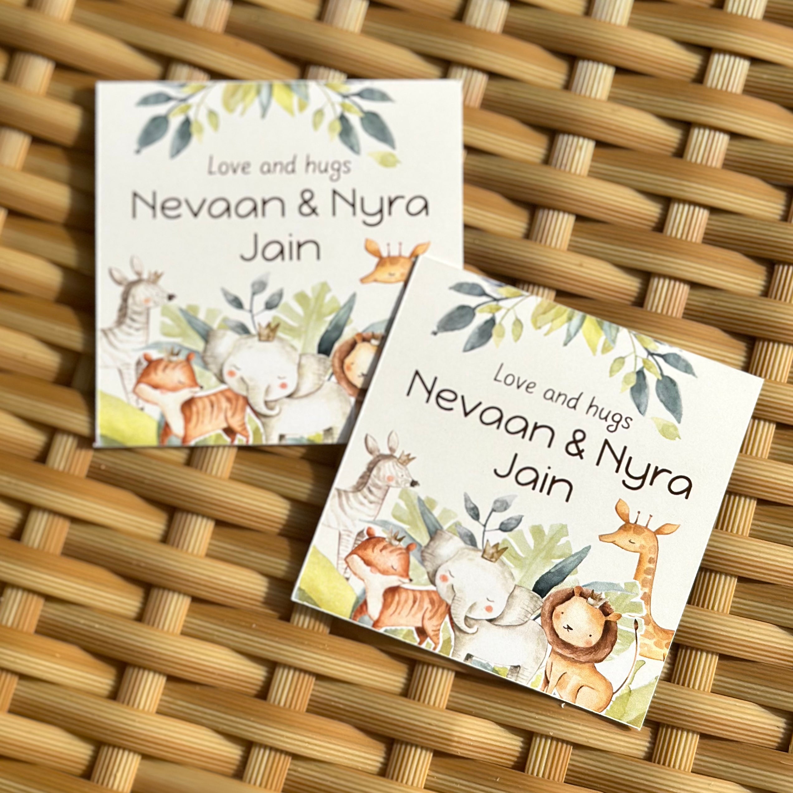 Gift Tag - Jungle watercolour