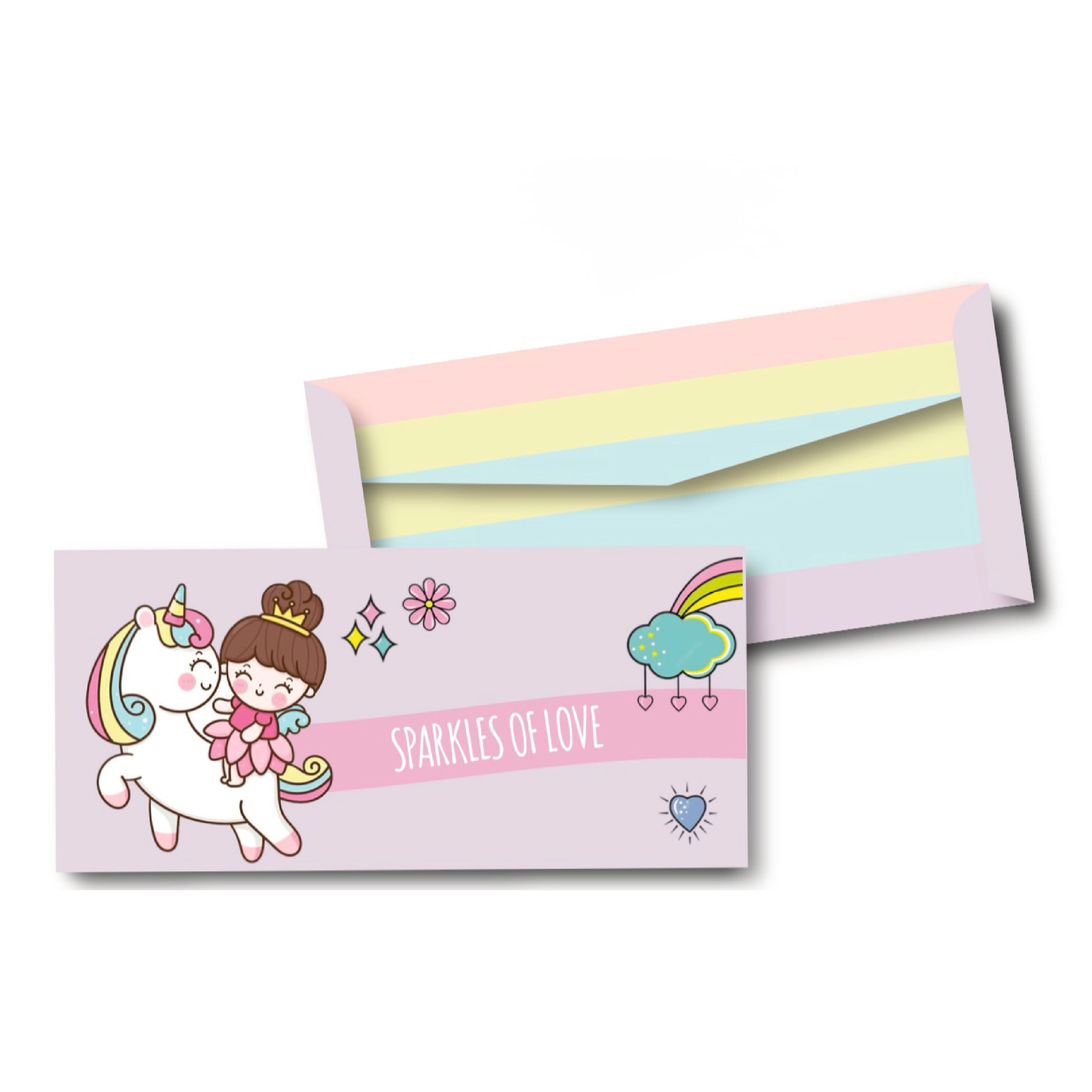 Money Envelope (Kids) - Unicorn & Princess