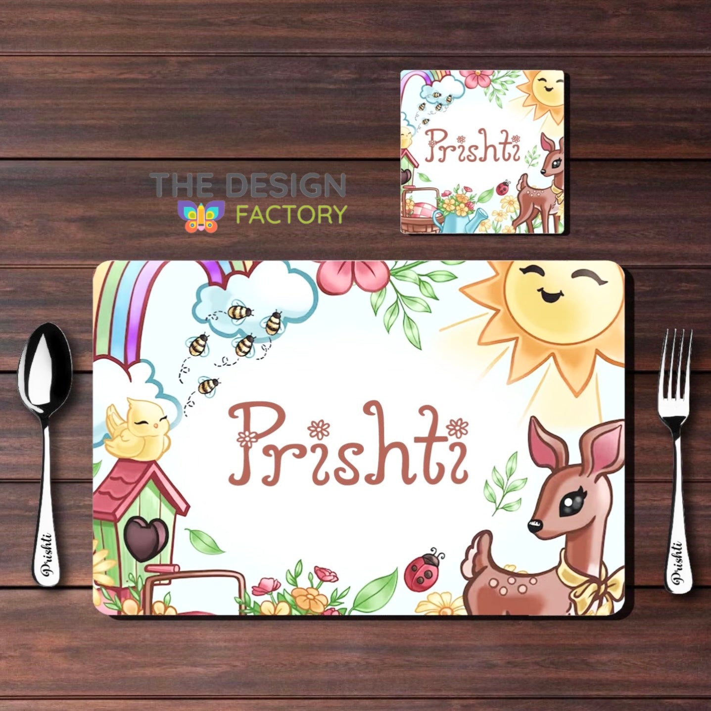 Table Mat Combo - Woodland animals