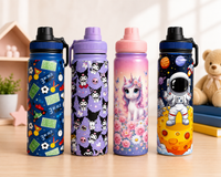 Insulated Print Bottle - Football - Hot & Cold
