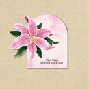 3D Gift Tag - Pink Lily