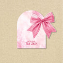 3D Gift Tag - Pink Bow