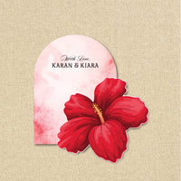 3D Gift Tag - Hibiscus