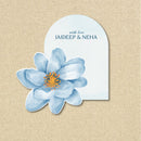 3D Gift Tag - Blue Salvia