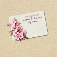 3D Gift Tag - Cherry Blossom