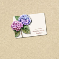 3D Gift Tag - Hydrangea Purple