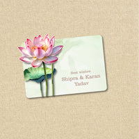 3D Gift Tag - Lotus