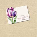 3D Gift Tag - Tulip Purple