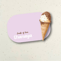 3D Gift Notecard - Icecream in a cone