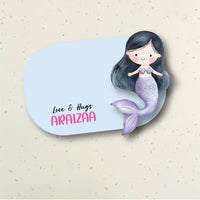 3D Gift Notecard - Purple Mermaid