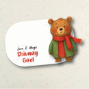 3D Gift Notecard - Winter Teddy