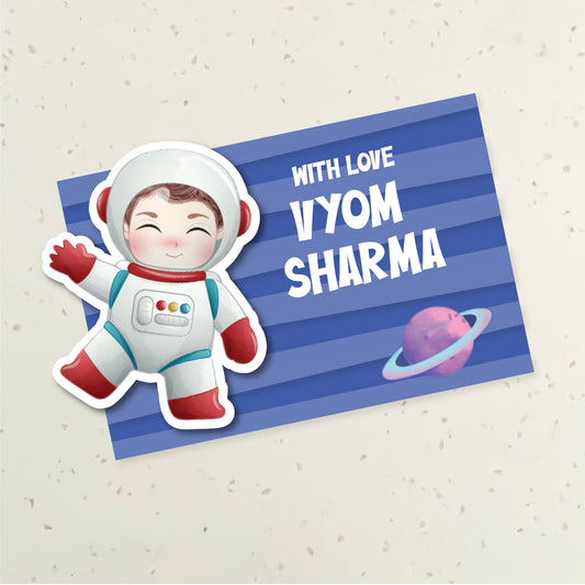 3D Gift Tag - Astronaut