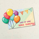 3D Gift Tag - Balloons