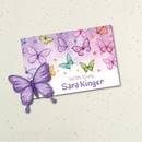 3D Gift Tag - Butterfly Purple