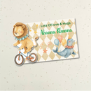 3D Gift Tag - Circus with Cycling Lion
