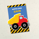 3D Gift Tag - Construction Truck