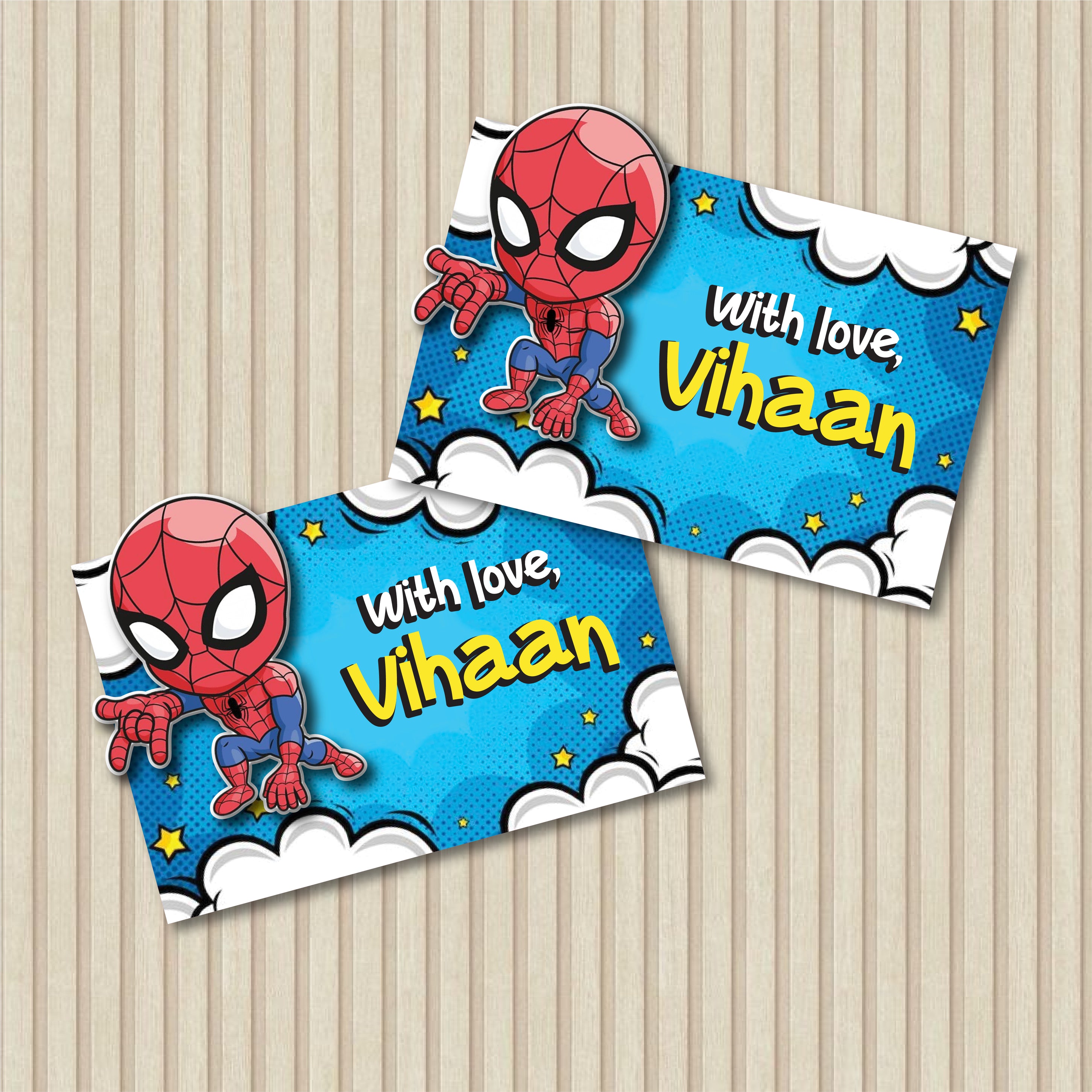 3D Gift Tag - Spiderman