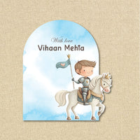 3D Gift Tag (Arch shape) - Knight Prince