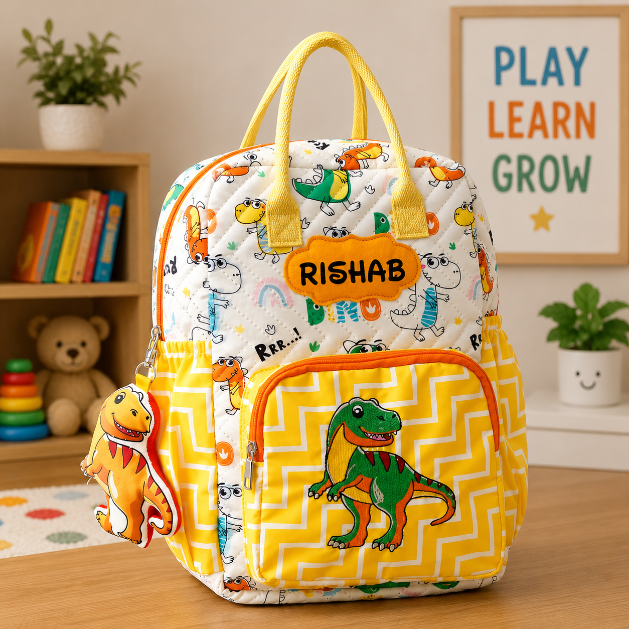 Box Backpack - Dinosaur