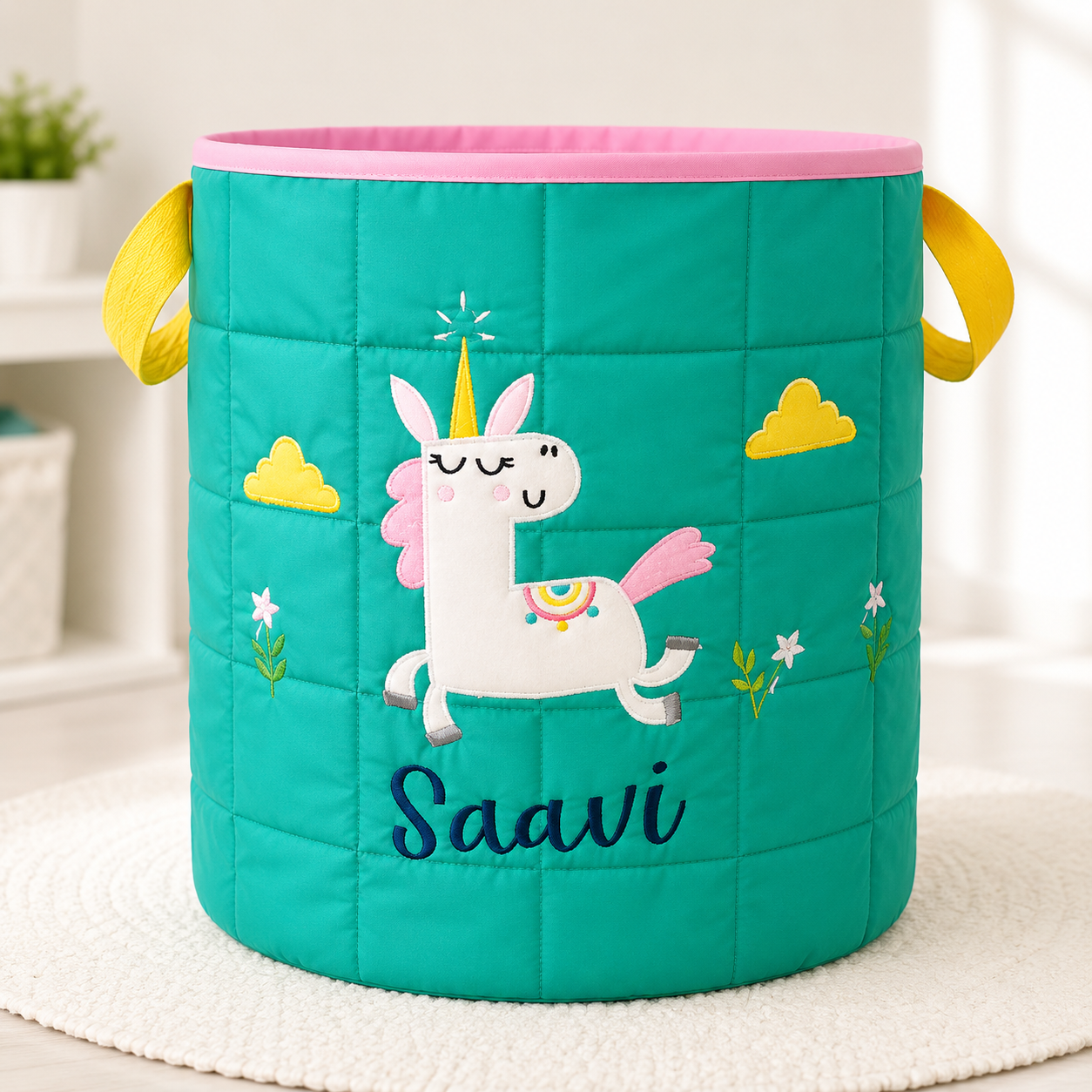 Storage Basket - Unicorn Sleepy