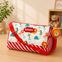Duffle Bag With Toy Keychain - Animals
