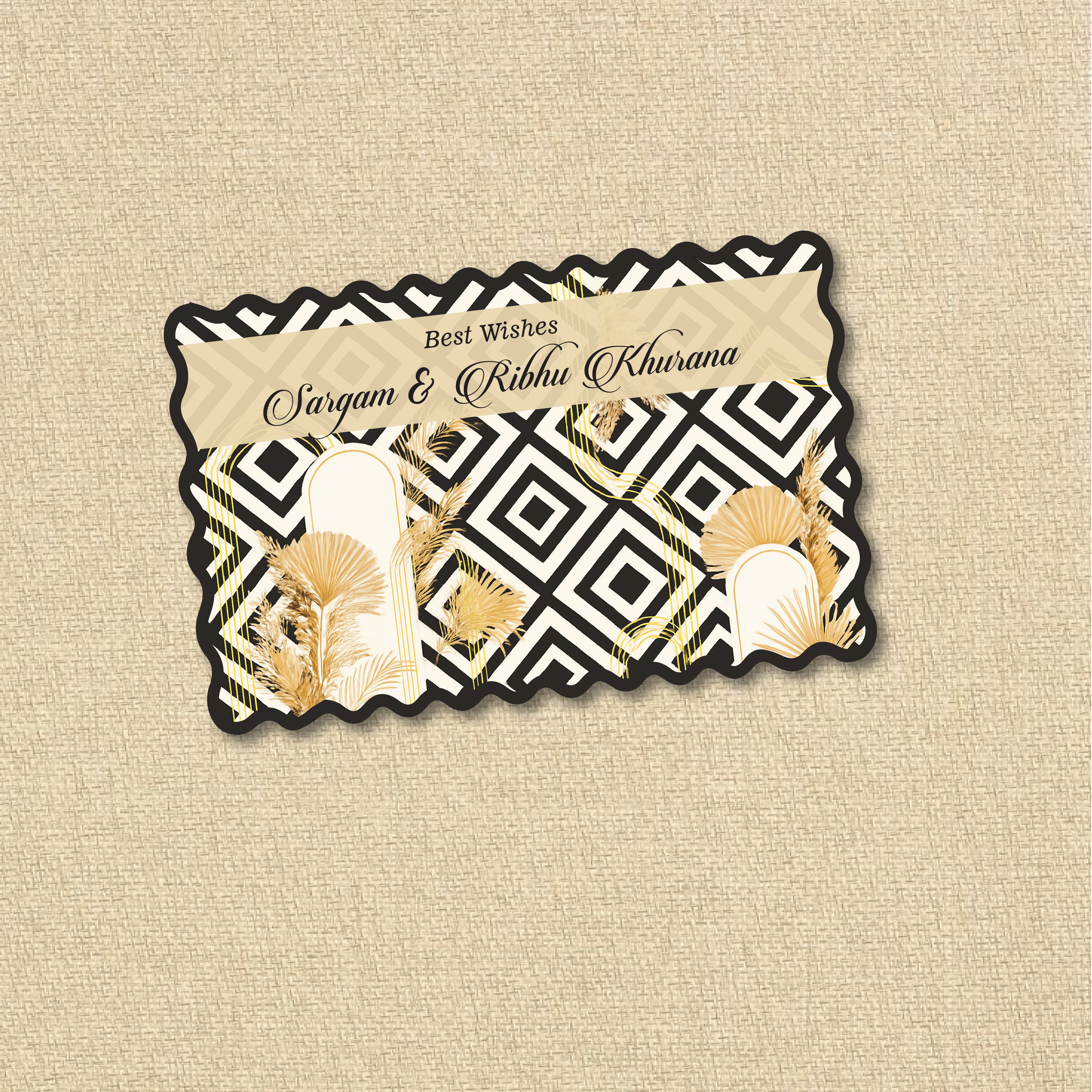 Adult Gift Tag (Shape) - Design 12