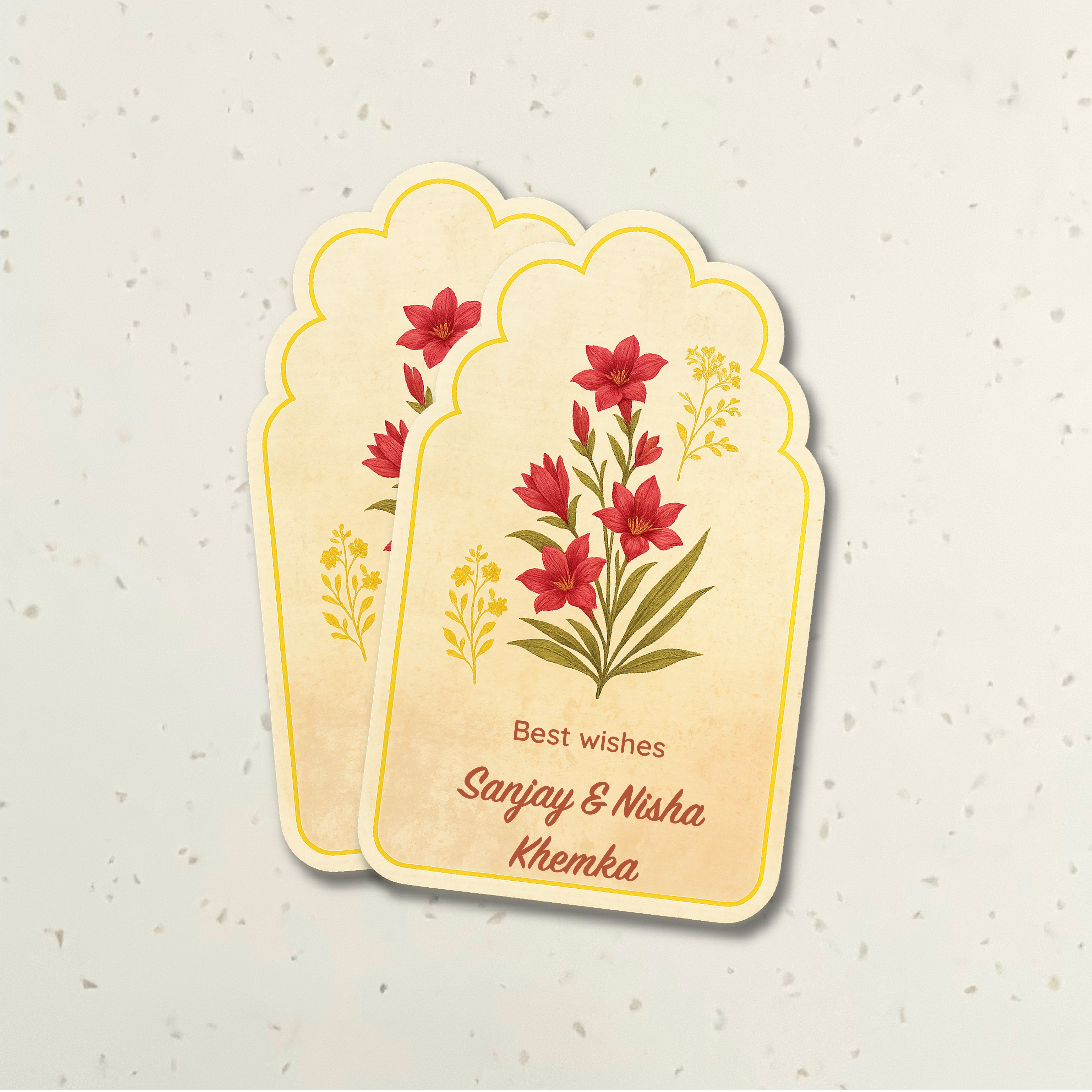 Adult Gift Tag (Shape) - Design 3