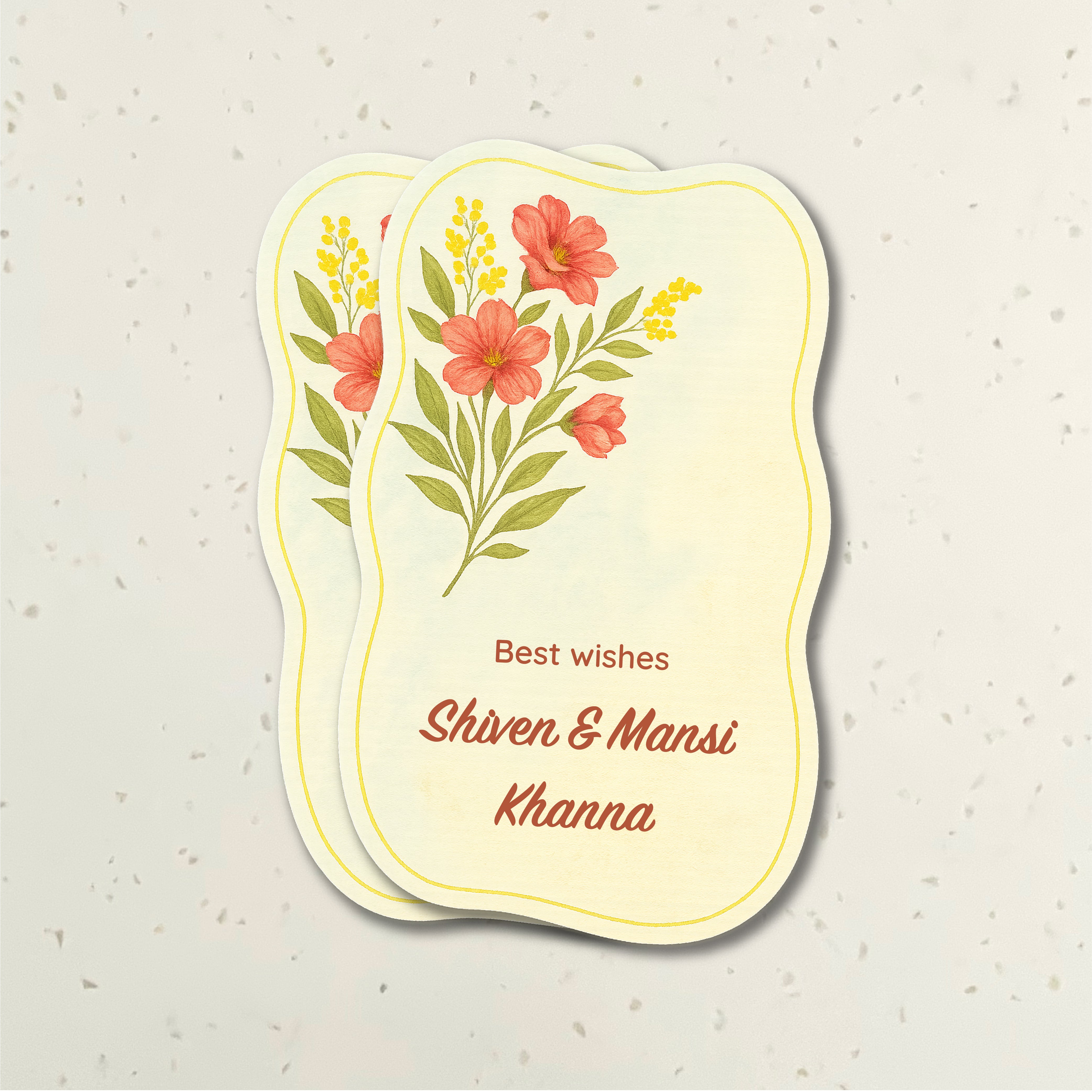 Adult Gift Tag (Shape) - Design 4