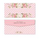 Money Envelope (Adult) - Pink & White Stripes