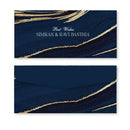 Money Envelope (Adult) - Blue Gold Marble