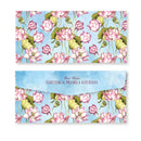 Money Envelope (Adult) - Blue Watercolour Lotus