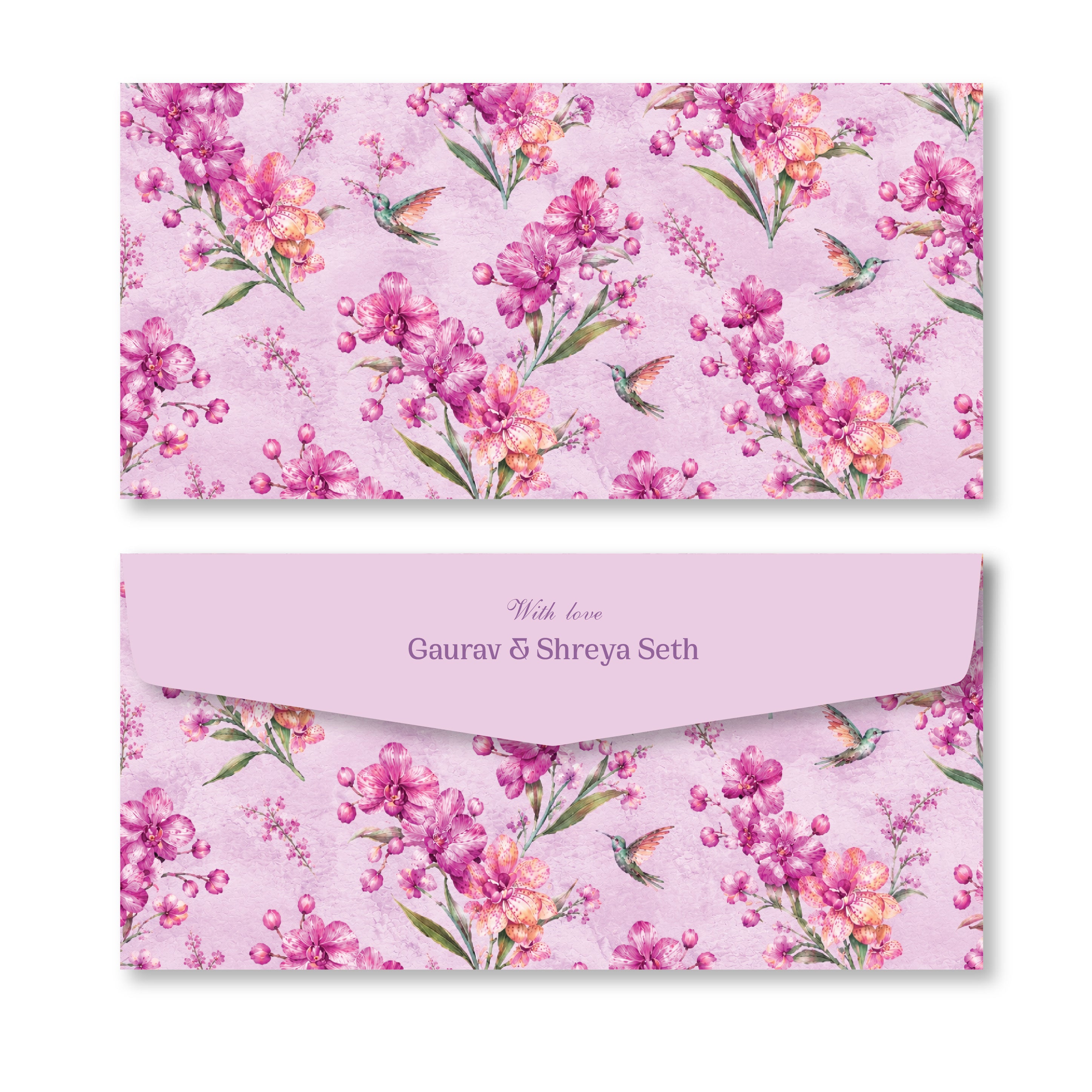 Money Envelope (Adult) - Pink Cherry Blossom