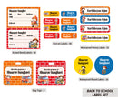 Back To School Label Set - Fire Fighters