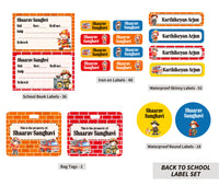 Back To School Label Set - Fire Fighters