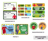 Back To School Label Set - Football