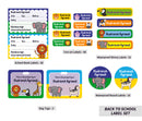 Back To School Label Set - Jungle Animals
