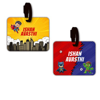 Bag Tag - Superhero mania