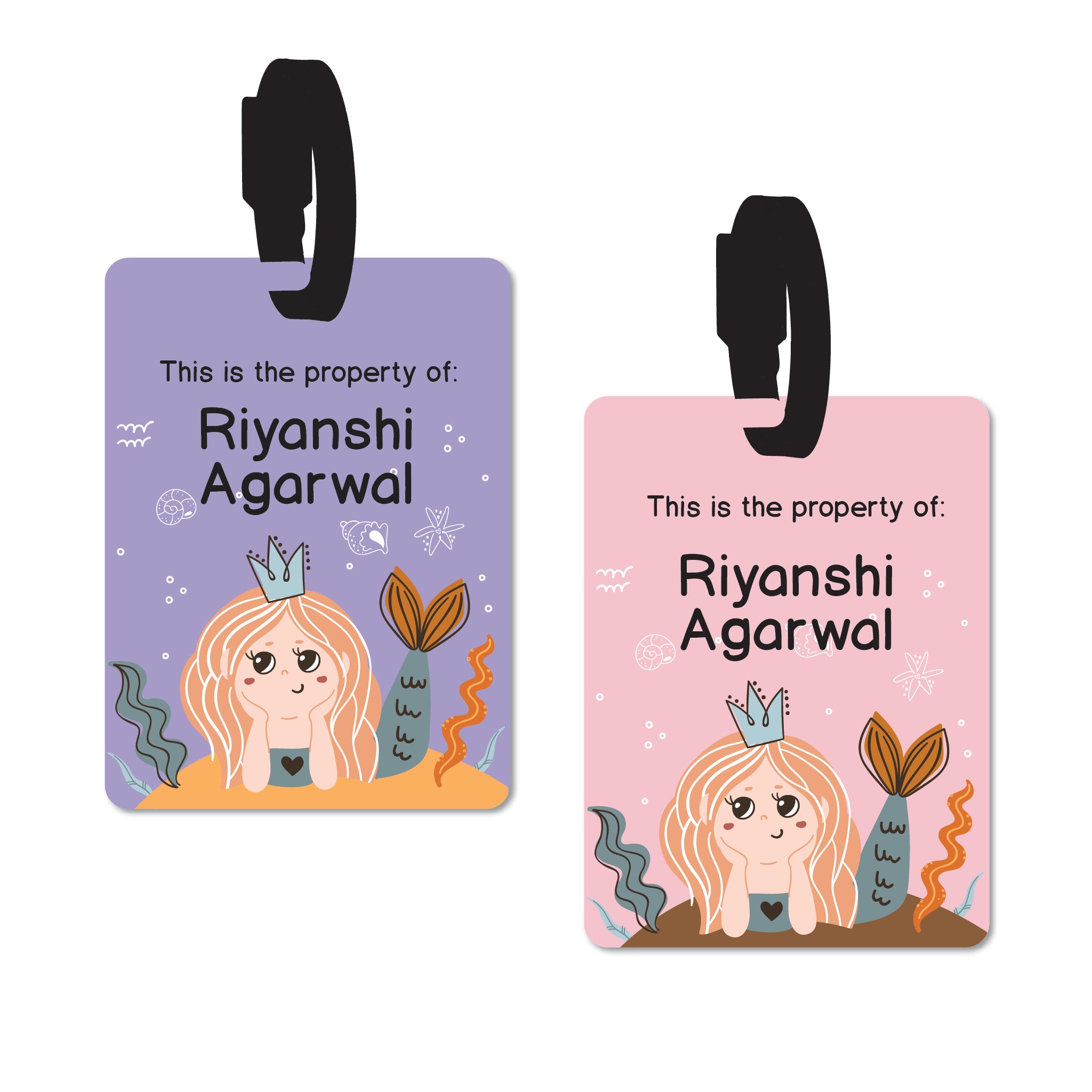 Bag Tag - Mermaid (Design 1)
