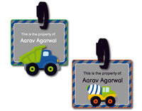 Bag Tag - Construction (Grey)