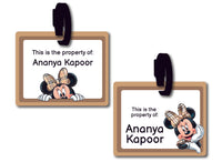 Bag Tag -Minnie Mouse (Checks)