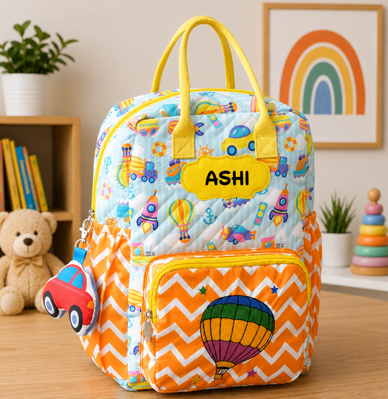 Box Backpack - Hot Air Balloon
